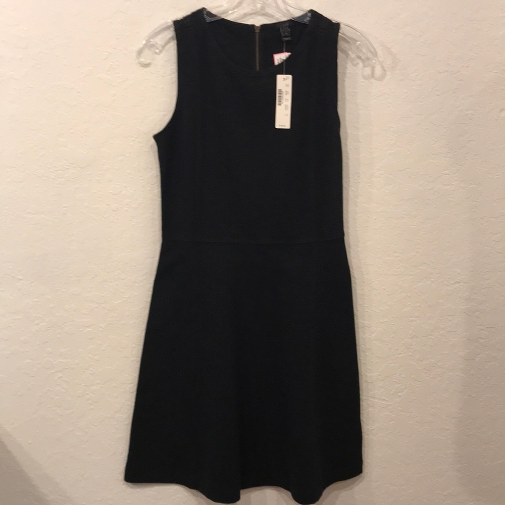 BLACK HALO twist front keyhole black dress 2 XS